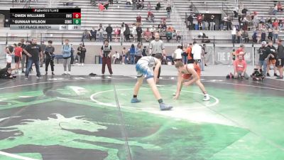 126 lbs 1st Place Match - Owen Williams, Bonneville Wrestling Club vs Gunnar Wilson, Salem Elite Mat Club