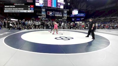 175 lbs Cons. Rd Of 64 - Noah Colon, CT vs Maximus Evans-Pryor, KS