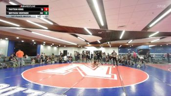105 lbs 1st Place Match - Bryson Vertner, Suples Wrestling Club vs Payton King, TW Wrestling