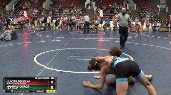 120 lbs Semifinal - Maximus Quiroz, Chesterton vs Hunter Douglas, Norwell High School