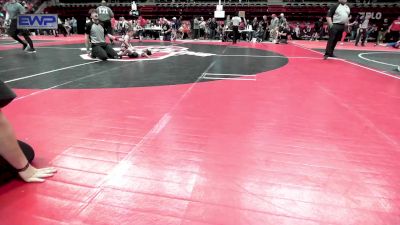 45 lbs Quarterfinal - Kross Kembel, Unattached vs Jacen Allen, Caney Valley Wrestling