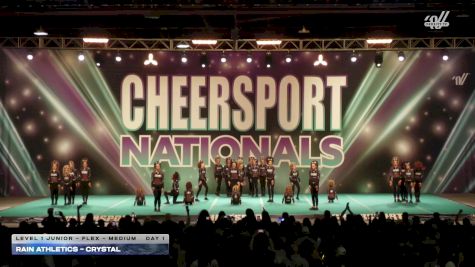 Rain Athletics - Crystal [2026 L1 Junior - Flex - Medium Day 1] 2026 CHEERSPORT National All Star Cheerleading Championship