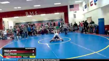 126 lbs Quarterfinal - Reece Grubbs, Torrington vs Wiley Philleo, Wind River