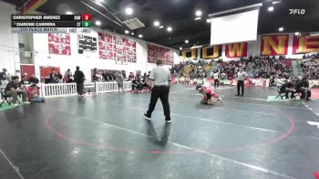 120 lbs 5th Place Match - Zairone Cabrera, South Torrance vs Christopher Jimenez, Downey