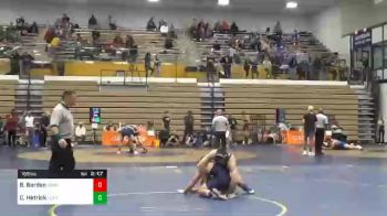 165 lbs Consolation - Brian Borden, Penn State Unattached vs Caleb Hetrick, Clarion