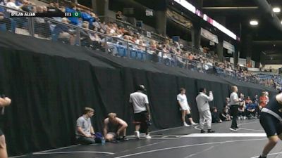 285 lbs Cons. Round 3 - Elias Timms, Doane University vs Dylan Allen, Ottawa University