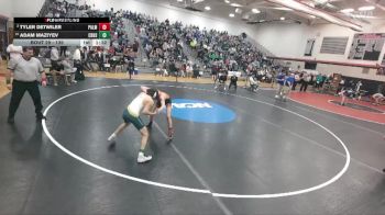 139 lbs Champ. Round 1 - Adam Maziyev, Central Dauphin Hs vs Tyler Detwiler, Palmyra Area Hs
