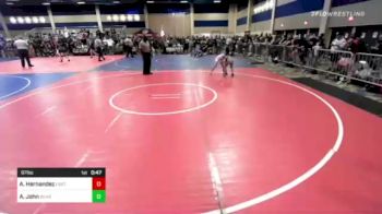 87 lbs Rr Rnd 3 - Adelina Hernandez, Eastern Sabers vs Ariyelle John, Bear WC
