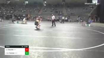133 lbs Prelims - Jaylon Claudio, Triton vs Cody Francis, Northwest Kansas Tech