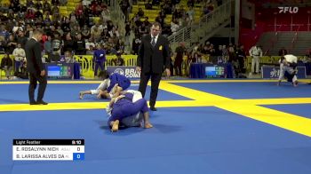 EMILY ROSALYNN NICHOLSON vs BRENDA LARISSA ALVES DA SILVA 2024 World Jiu-Jitsu IBJJF Championship