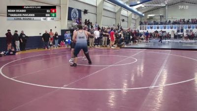 285 lbs Cons. Round 2 - Noah Ocasio, St. Joseph, Sea vs Vasilios Pavlides, Iona Prep