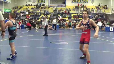 122 lbs Consy 4 - Dominick Frisenda, West Fairmont vs Joe Heskett, Eagle WC