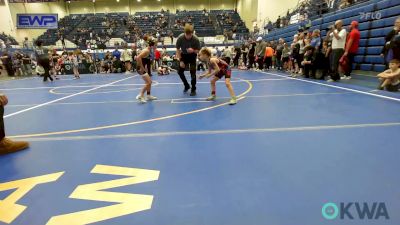 55 lbs Quarterfinal - Myles Wolf Gibson, Standfast OKC vs Holt Boyer, Shelton Wrestling Academy