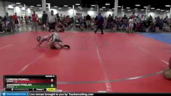 64 lbs Round 5 (10 Team) - London Powell, Armory vs Savannah Phelan, Uprising