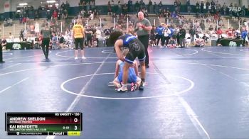 130 lbs Champ. Round 1 - Andrew Sheldon, Michigan Premier vs Kai Benedetti, Wellington Wrestling Club