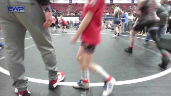 126 lbs Quarterfinal - JAKE ROBERTSON, Newcastle Youth Wrestling vs Caysin Perkins, Comanche Takedown Club