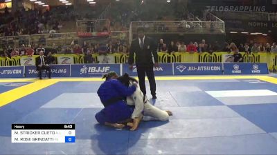 MELISSA STRICKER CUETO vs MARGARET ROSE GRINDATTI 2022 Pan Jiu Jitsu IBJJF Championship