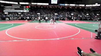 96 lbs Cons. Round 6 - Cooper Luck, PBG1 vs Cameron Middleton, TLWA