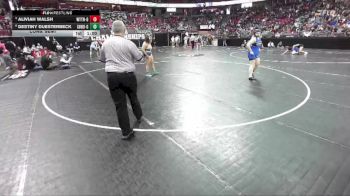 Girls 235 lbs Cons. Semi - Aliviah Walsh, Watertown-Girls vs Destiny Duesterbeck, Sheboygan North-Girls