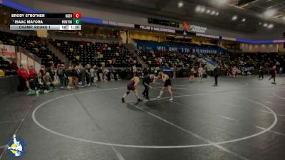 138 lbs Champ. Round 1 - Brody Strother, Hampton-Dumont-CAL vs Isaac Mayora, Lombard (Montini)