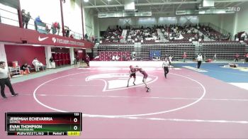 133 lbs Quarterfinal - Jeremiah Echevarria, Gannon vs Evan Thompson, East Stroudsburg