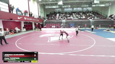 133 lbs Quarterfinal - Jeremiah Echevarria, Gannon vs Evan Thompson, East Stroudsburg