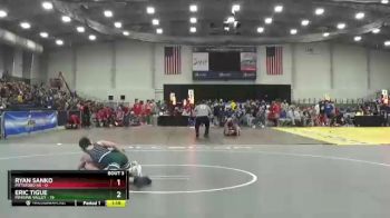 152 lbs Round 3 (3 Team) - Eric Tigue, Minisink Valley vs Ryan Sanko, Pittsford HS