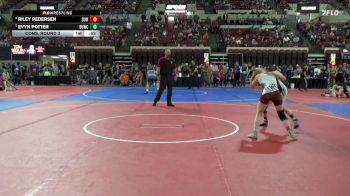 102 lbs Cons. Round 3 - Riley Pedersen, Glasgow Wrestling Club vs Evyn Potter, East Helena Outlaws