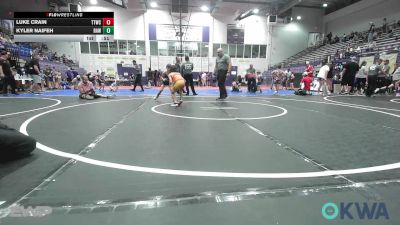 64 lbs Consolation - Luke Crain, Team Tulsa Wrestling Club vs Kyler Naifeh, Raw Wrestling Club