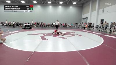 75 lbs Rr Rnd 3 - Andrew Mellon, All American Wrestling Club Red - EL vs Griffin Rodriguez, ELITE NJ BLUE - EL