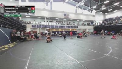141 lbs Cons. Round 5 - Andrew Ruano, Mt. San Antonio College vs Lucas Long, Rio Hondo College