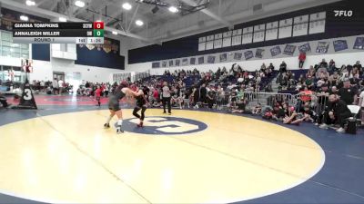 108g Round 1 - Annaleigh Miller, 951 Wc vs Gianna Tompkins, San Clemente Youth Wrestling