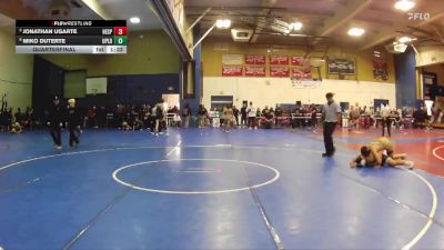 150 lbs Quarterfinal - Jonathan Ugarte, Hesperia vs Miko Duterte, Upland