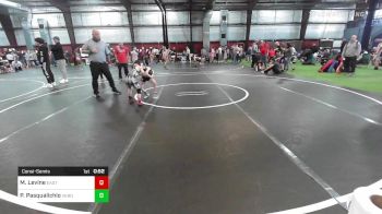 56 lbs Consolation - Michael Levine, East Hanove,r NJ vs Peter Pasqualichio, Verona, NJ