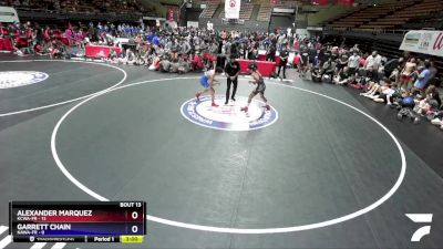 132 lbs Round 2 (16 Team) - Alexander Marquez, KCWA-FR vs Garrett Chain, NAWA-FR