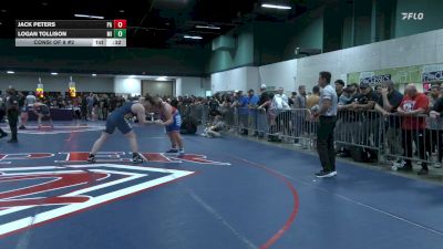 285 lbs Consi Of 8 #2 - Jack Peters, PA vs Logan Tollison, MI