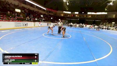 106 lbs Champ. Round 1 - Luke Davis, Camp Verde vs Jorden Kilpatrick, Maricopa