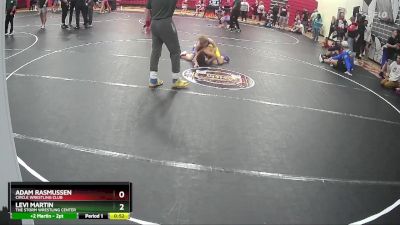 64 lbs Round 2 - Adam Rasmussen, Circle Wrestling Club vs Levi Martin, The Storm Wrestling Center