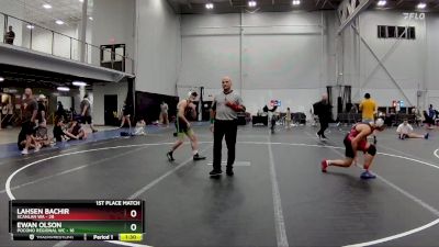 157 lbs Placement (4 Team) - Ewan Olson, Pocono Regional WC vs Lahsen Bachir, Scanlan WA