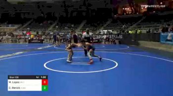 92 lbs Consolation - Michael Lopez, Mile High WC vs Dane Renick, Honey Badger WC