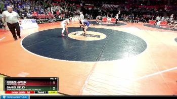 1A 157 lbs 5th Place Match - Daniel Kelly, Sterling (Newman Central Catholic) vs Ayden Larkin, Hoopeston (H. Area)