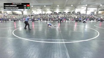 110 lbs Cons. Round 3 - Evan Lonergan, Team Clarksville TCWC vs Grayson Holland, Nolensville Wrestling Club