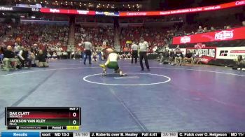 3A-170 lbs Cons. Round 3 - Dax Clatt, Indianola vs Jackson Van Kley, Pella