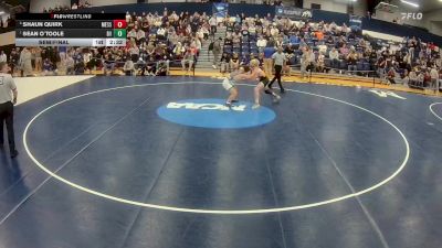 141 lbs Semifinal - Sean O`toole, Delaware Valley vs Shaun Quirk, Messiah