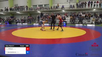 71kg Cons. Round 4 - Liam Wilson, London-Western WC vs Takis Sembalerus, Jr Huskies