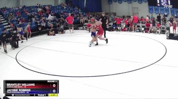 92 lbs Round 3 (6 Team) - Brantley Williams, Kansas Red Boys vs Jacobie Robbins, Team Missouri Boys