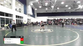 190 lbs Quarterfinal - Daniel Moylan, Poway vs Mitch Semaan, Servite