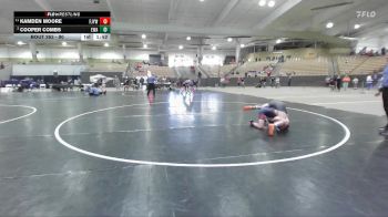 90 lbs Cons. Semi - Kamden Moore, Fairview Jackets Youth Wrestling vs Cooper Combs, Elite Wrestling Academy