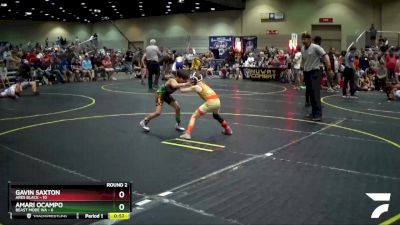 56 lbs Round 2 (6 Team) - Gavin Saxton, Ares Black vs Amari Ocampo, Beast Mode WA