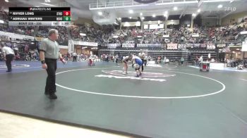 235 lbs Cons. Round 3 - Adriana Winters, Norton Community HS vs Rivver Long, Stockton HS